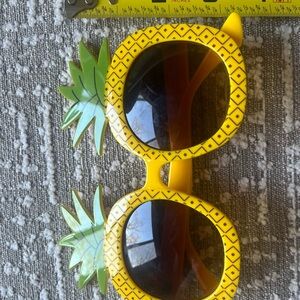 Pineapple Novelty Sunglasses and hair scrunchies